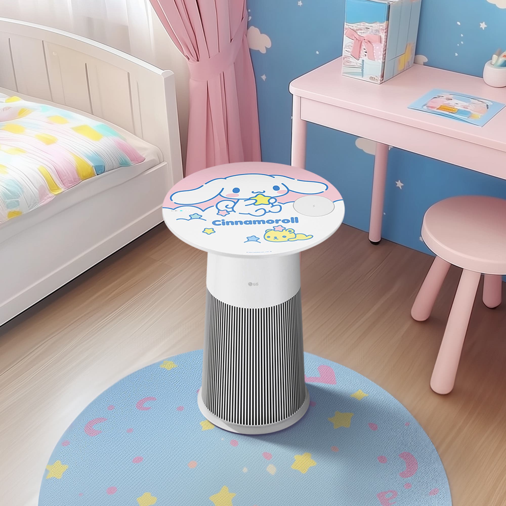 공기청정기 LG 퓨리케어 오브제컬렉션 에어로퍼니처 시나모롤 리미티드 에디션 (AS064PWBAS.AKOR) 줌이미지 1