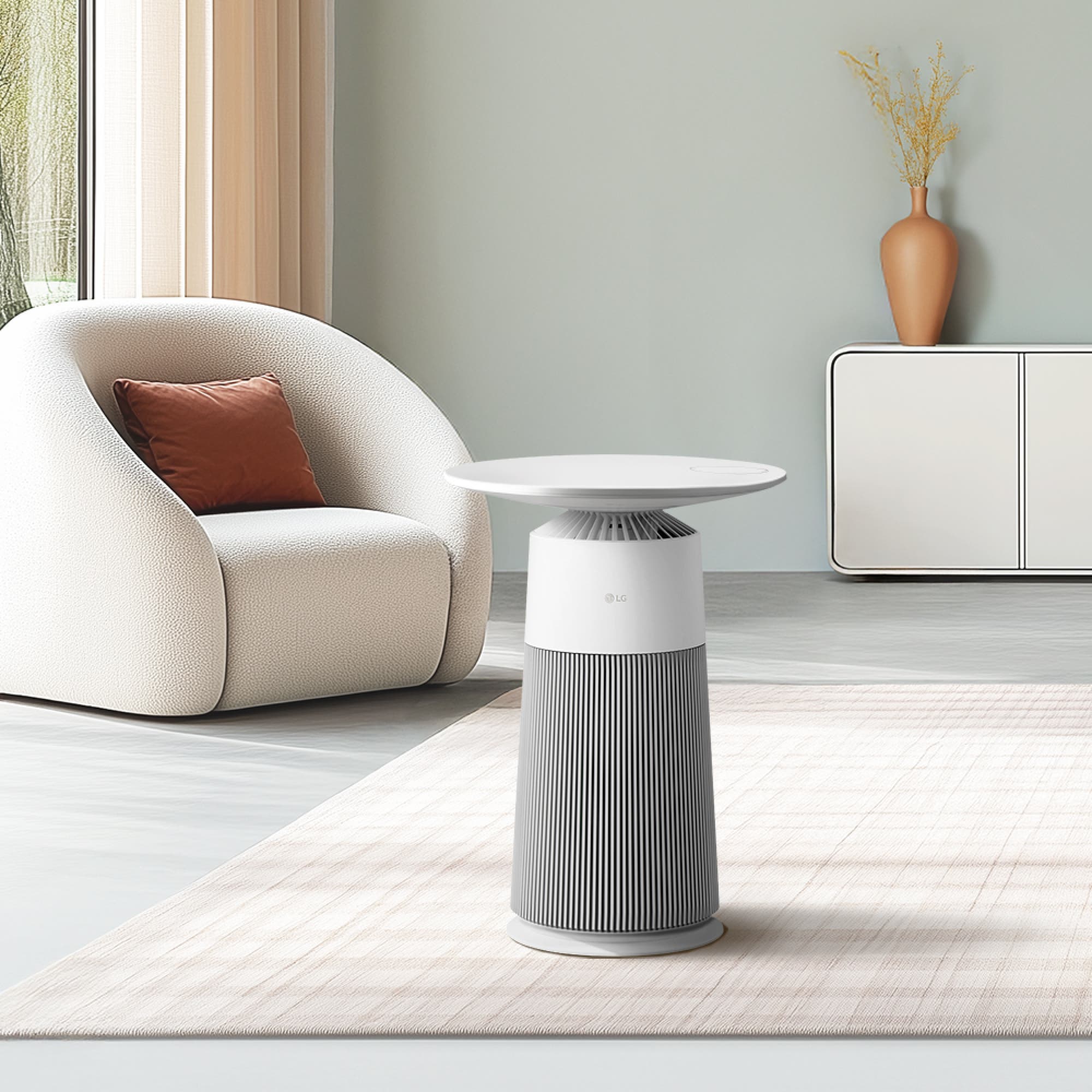 공기청정기 LG 퓨리케어 AI 오브제컬렉션 에어로퍼니처 (AS065PWHA.AKOR) 줌이미지 1