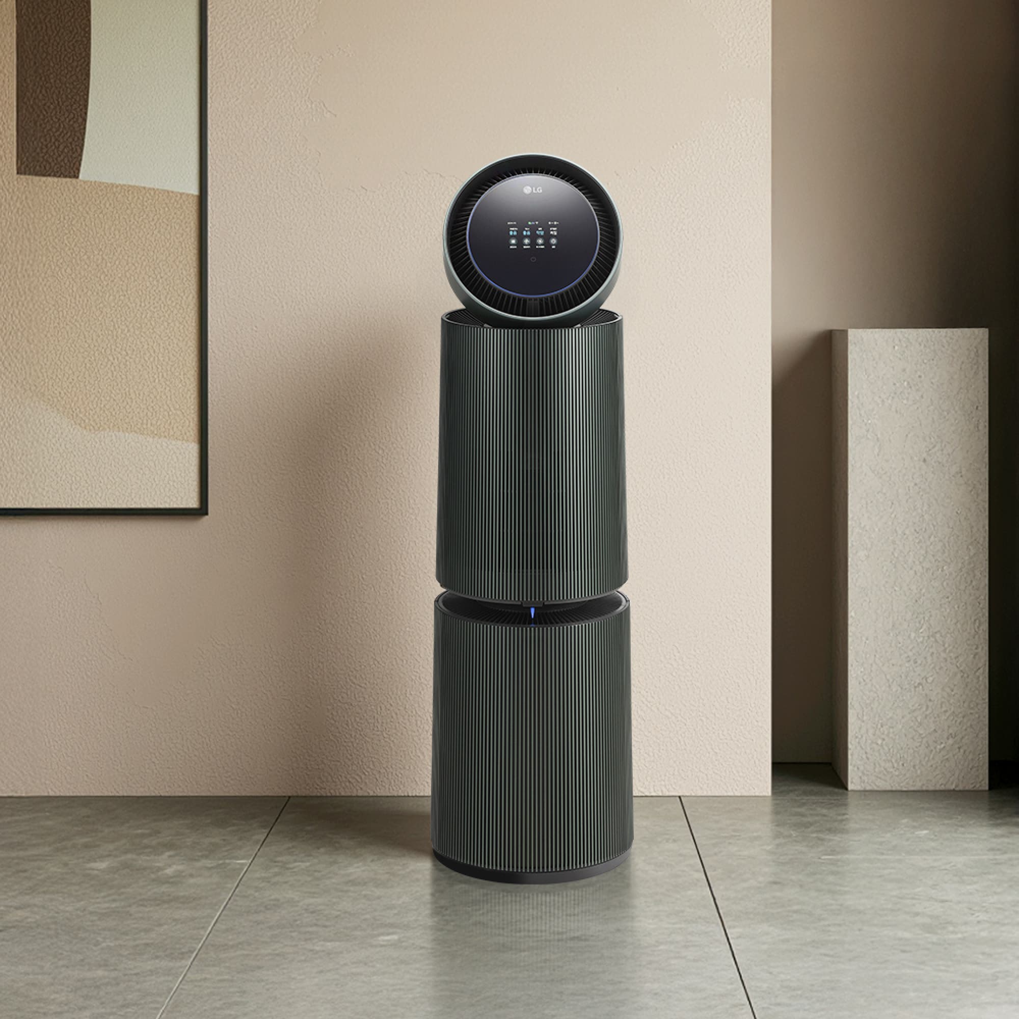 공기청정기 LG 퓨리케어 AI 오브제컬렉션 360˚ 공기청정기 M7 + 무빙휠 세트 (AS356NGMAM.AKOR) 줌이미지 1