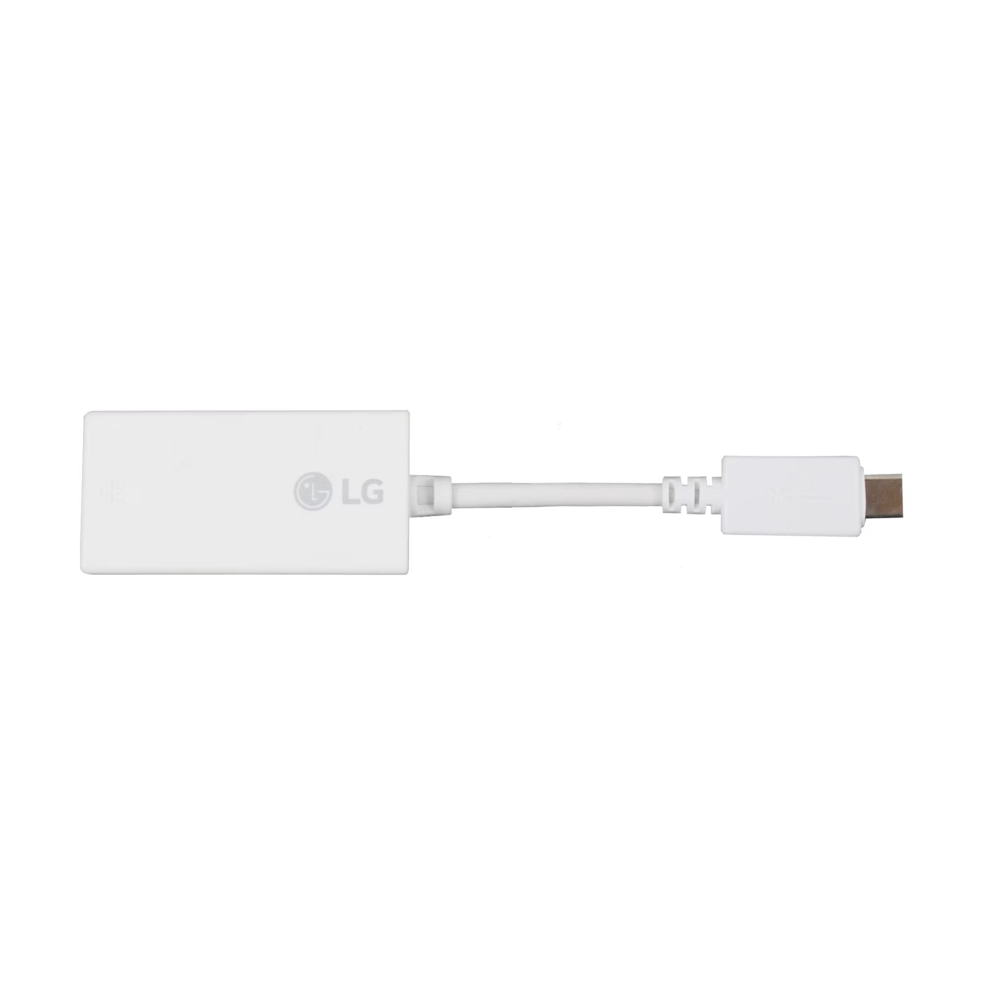 노트북 USB-C 타입 기가 LAN 젠더 (화이트, 1Gbps) (EAD64046003) 줌이미지 1