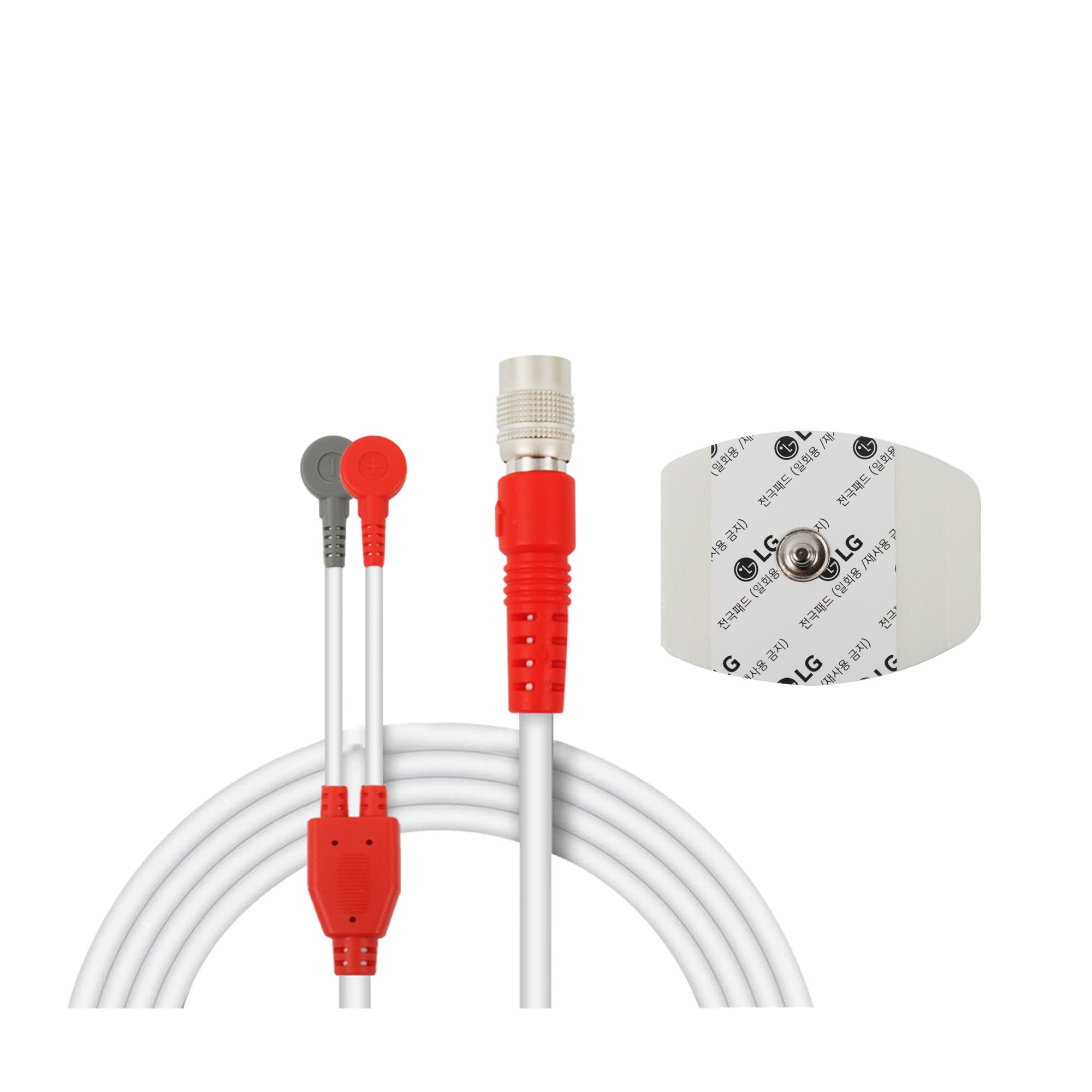 메디페인 전극 케이블(Red) + 전극 패드 세트 (COV36991301) 줌이미지 1