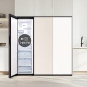 컨버터블 패키지 LG 컨버터블 패키지 오브제컬렉션 Fit & Max (냉동전용고, 우열림) (Y324SS7SK.AKOR) 썸네일이미지 1