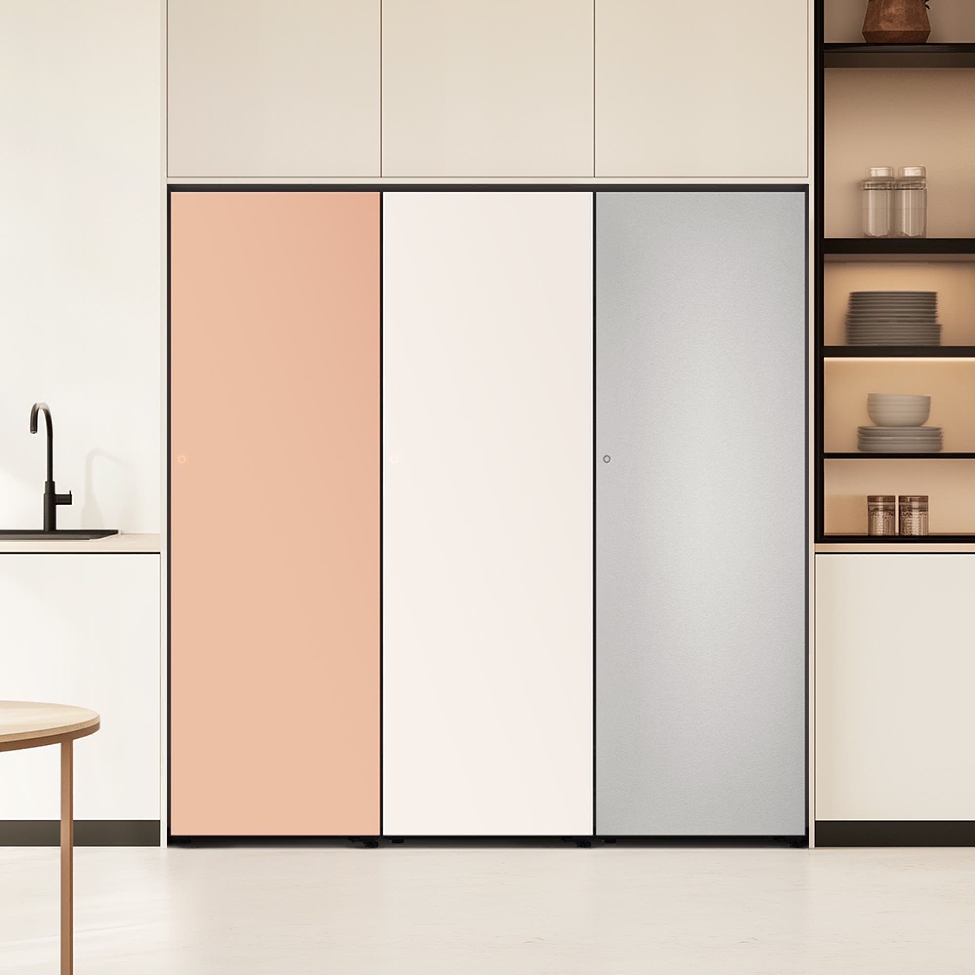 컨버터블 패키지 LG 컨버터블 패키지 오브제컬렉션 Fit & Max (김치전용고, 좌열림) (Z324GH5S.AKOR) 줌이미지 1