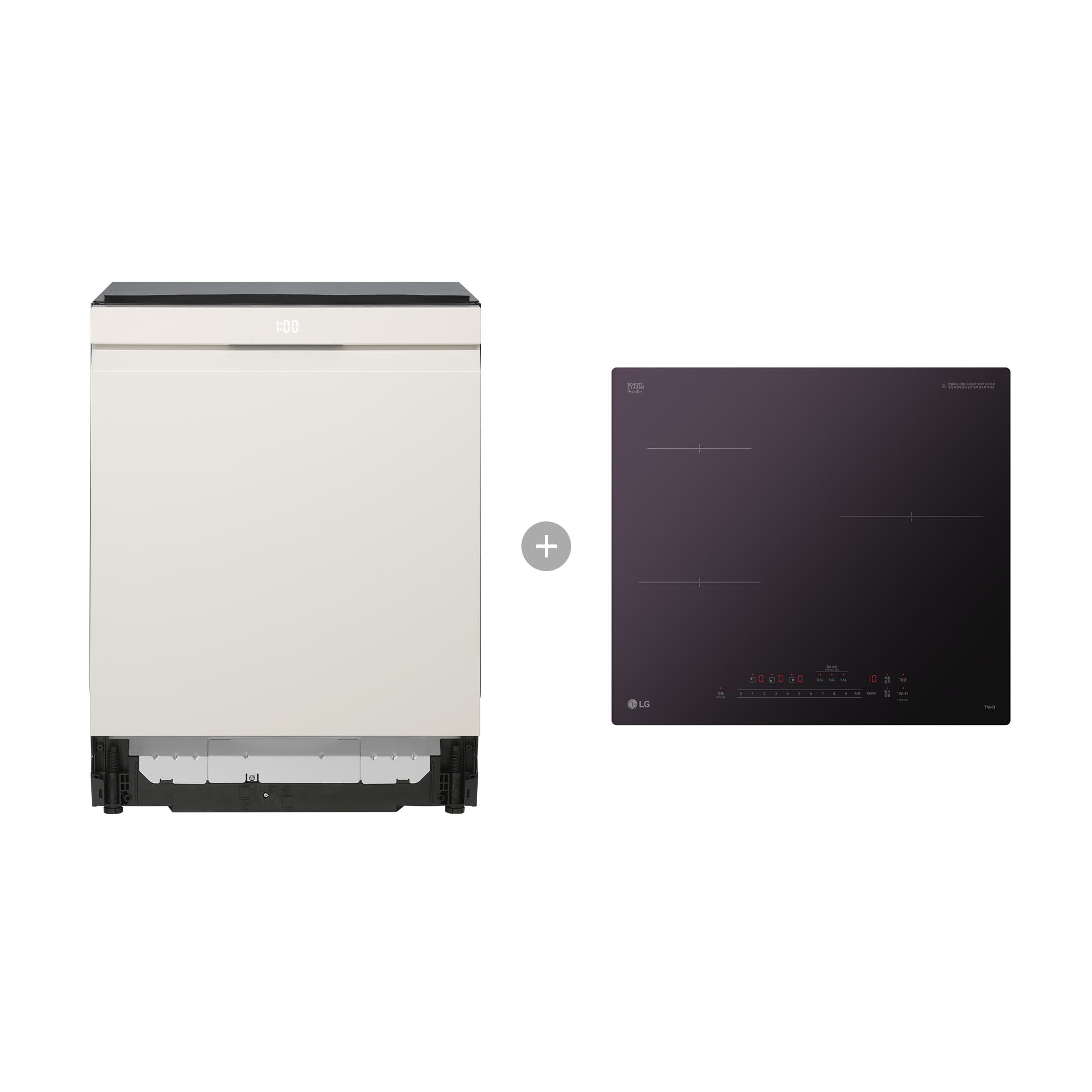 식기세척기 LG 디오스 AI 오브제컬렉션 식기세척기 + LG 디오스 인덕션 (6BG2E-AMBOE.AKOR) 줌이미지 1