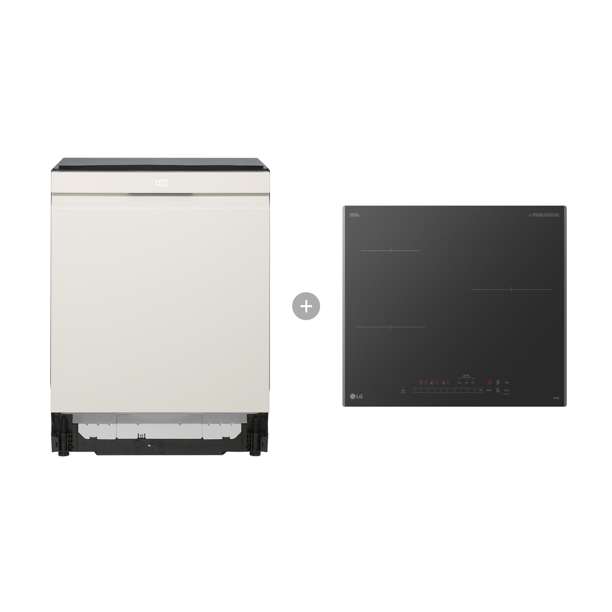 식기세척기 LG 디오스 AI 오브제컬렉션 식기세척기 + LG 디오스 인덕션 (6BG1E-ASB2E.AKOR) 줌이미지 1