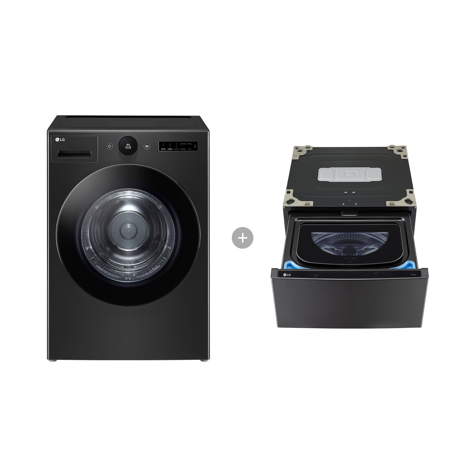의류건조기 LG 트롬 오브제컬렉션 건조기 + 미니워시 (RD20KNX.AKOR) 줌이미지 1