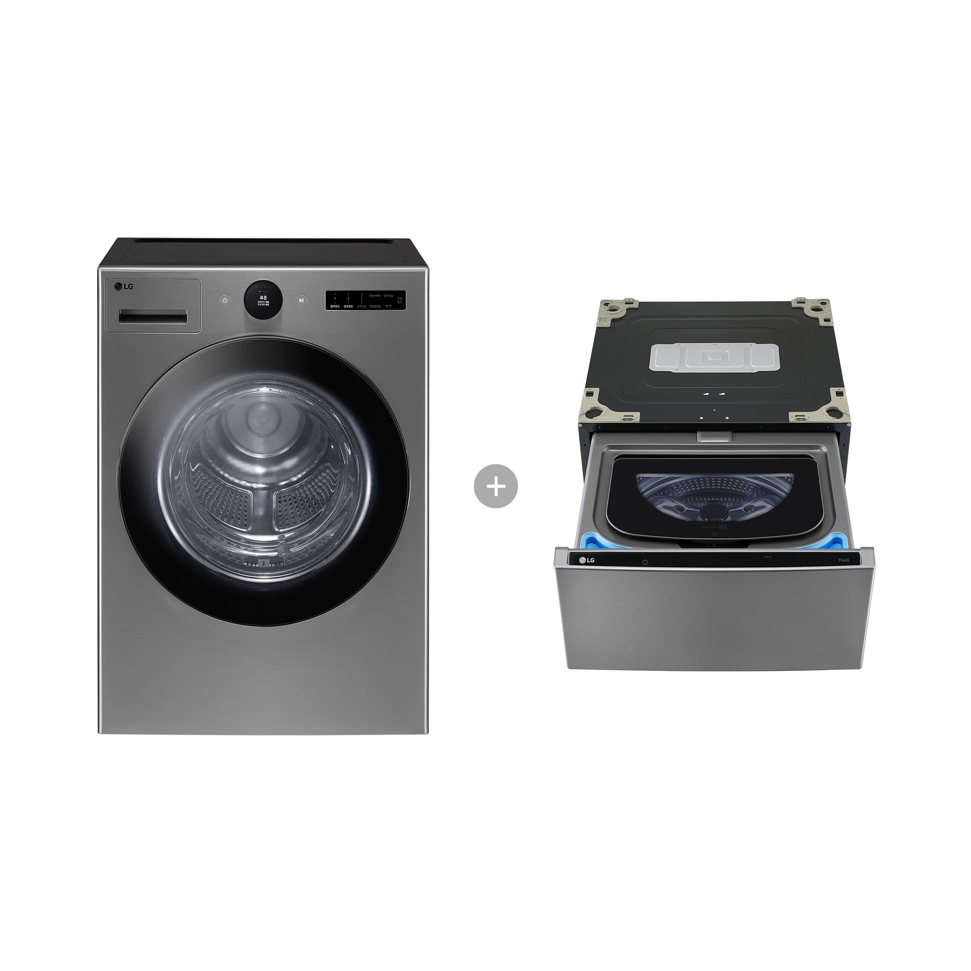 의류건조기 LG 트롬 오브제컬렉션 건조기 + 미니워시 (RD20VNX.AKOR) 줌이미지 1