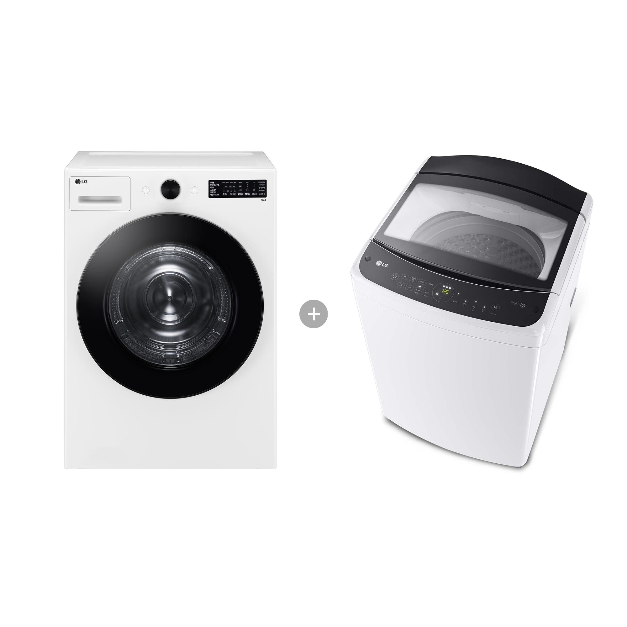의류건조기 LG 트롬 오브제컬렉션 건조기 + LG 통돌이 세탁기 (RG9WN-T7WX3.AKOR) 줌이미지 1