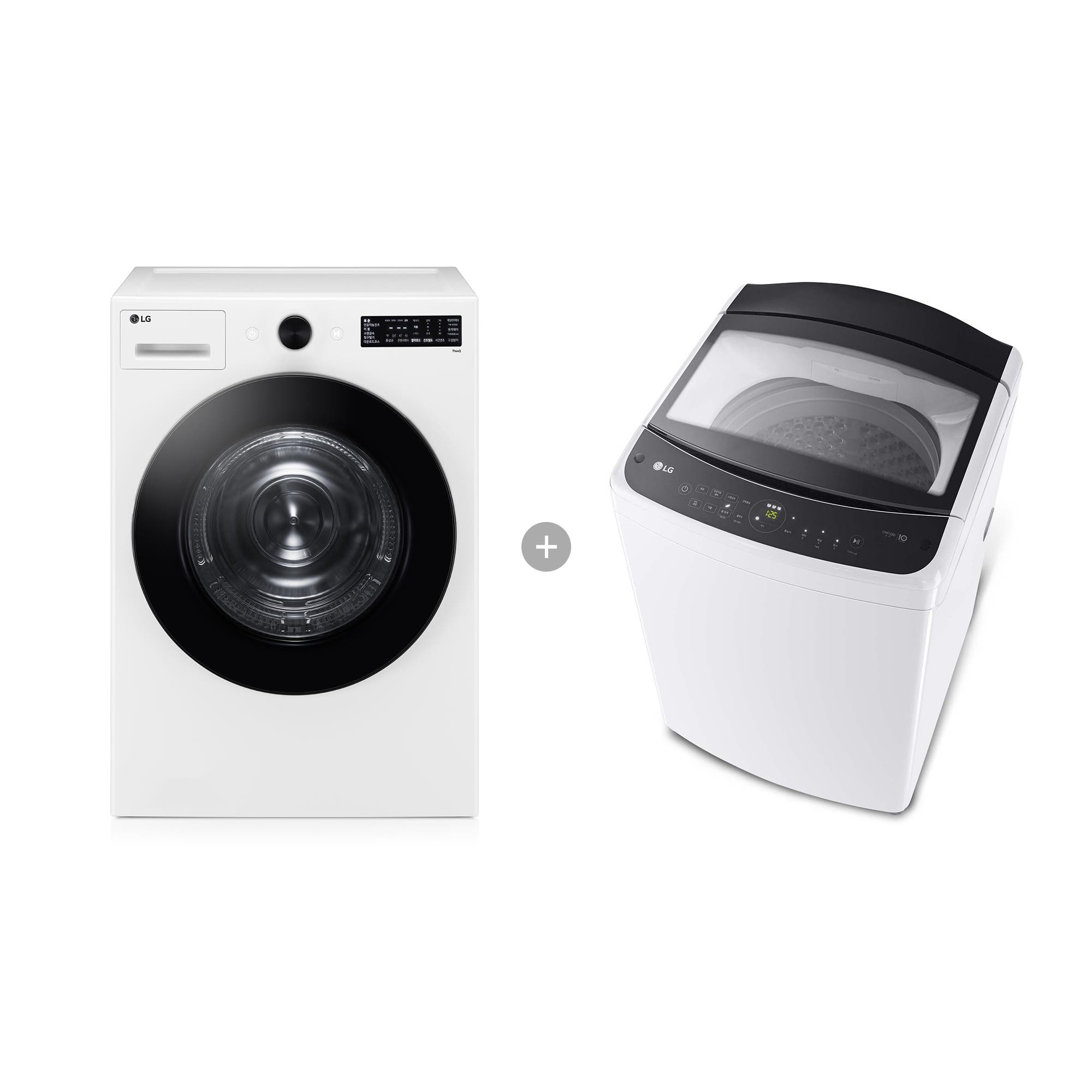 의류건조기 LG 트롬 오브제컬렉션 건조기 + LG 통돌이 세탁기 (RG8WN-T7WX3.AKOR) 줌이미지 1
