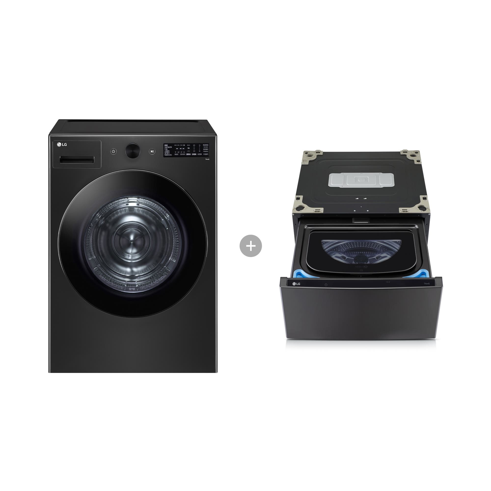 의류건조기 LG 트롬 오브제컬렉션 건조기 + 미니워시 (RG20KNX.AKOR) 줌이미지 1