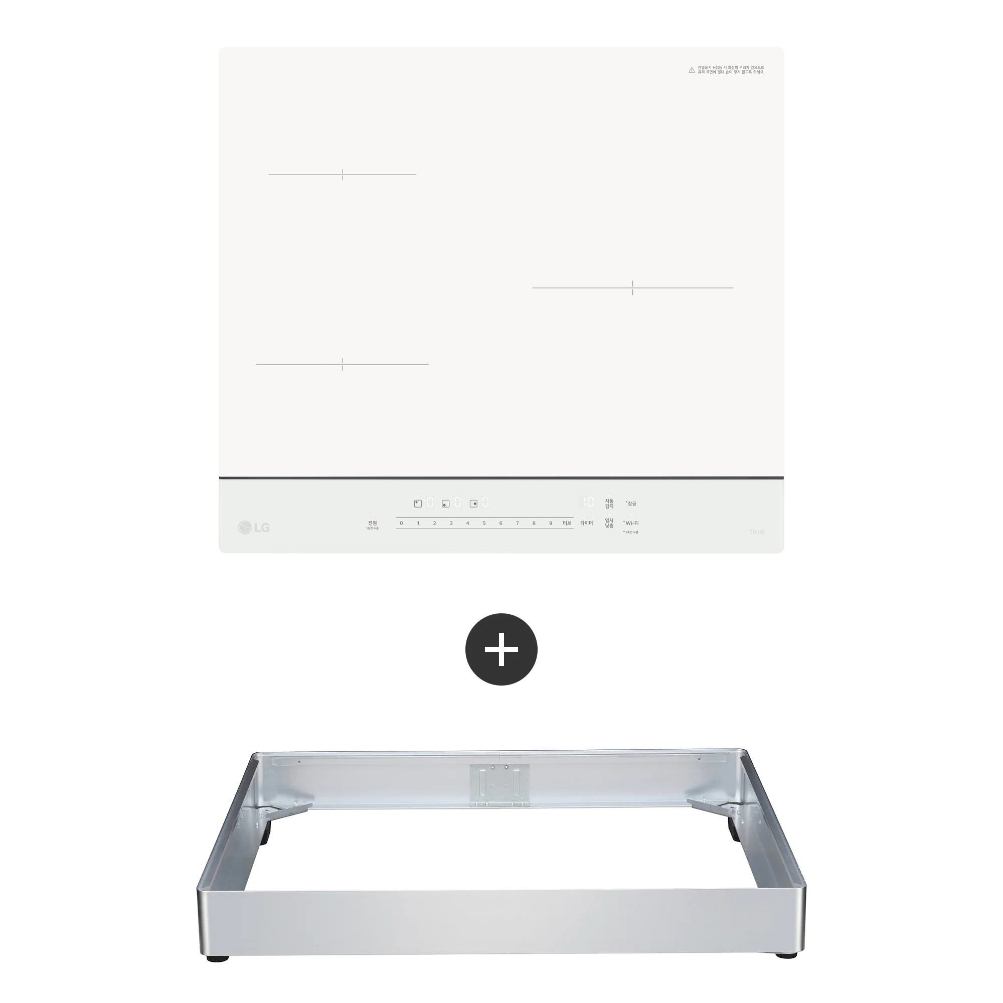 전기레인지 LG 디오스 오브제컬렉션 인덕션 프리스탠딩 (8.5cm 케이스) (BEI3QKHLOEC.AKOR) 줌이미지 1
