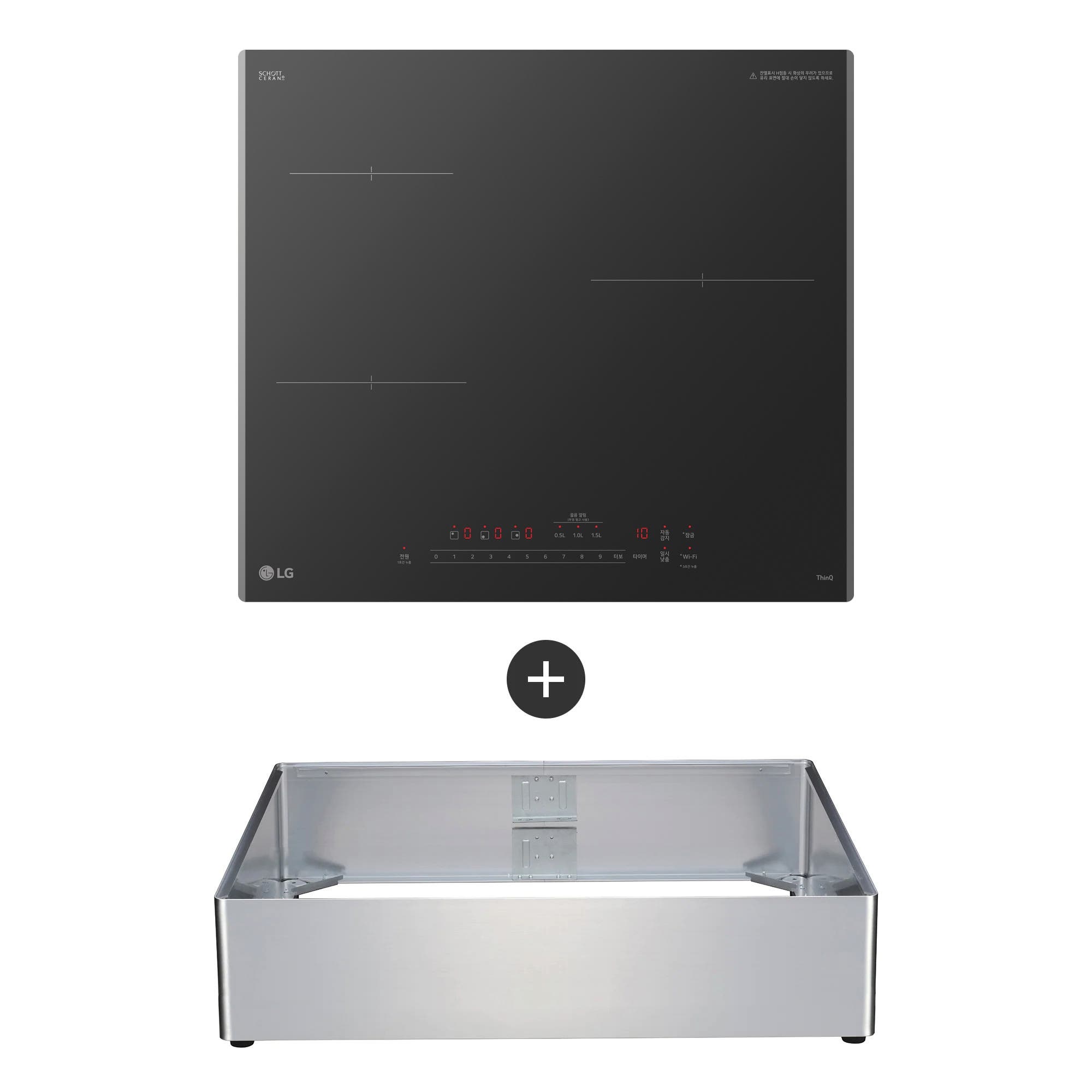 전기레인지 LG 디오스 인덕션 프리스탠딩 (15cm 케이스) (BEI3ASB2OEA.AKOR) 줌이미지 1