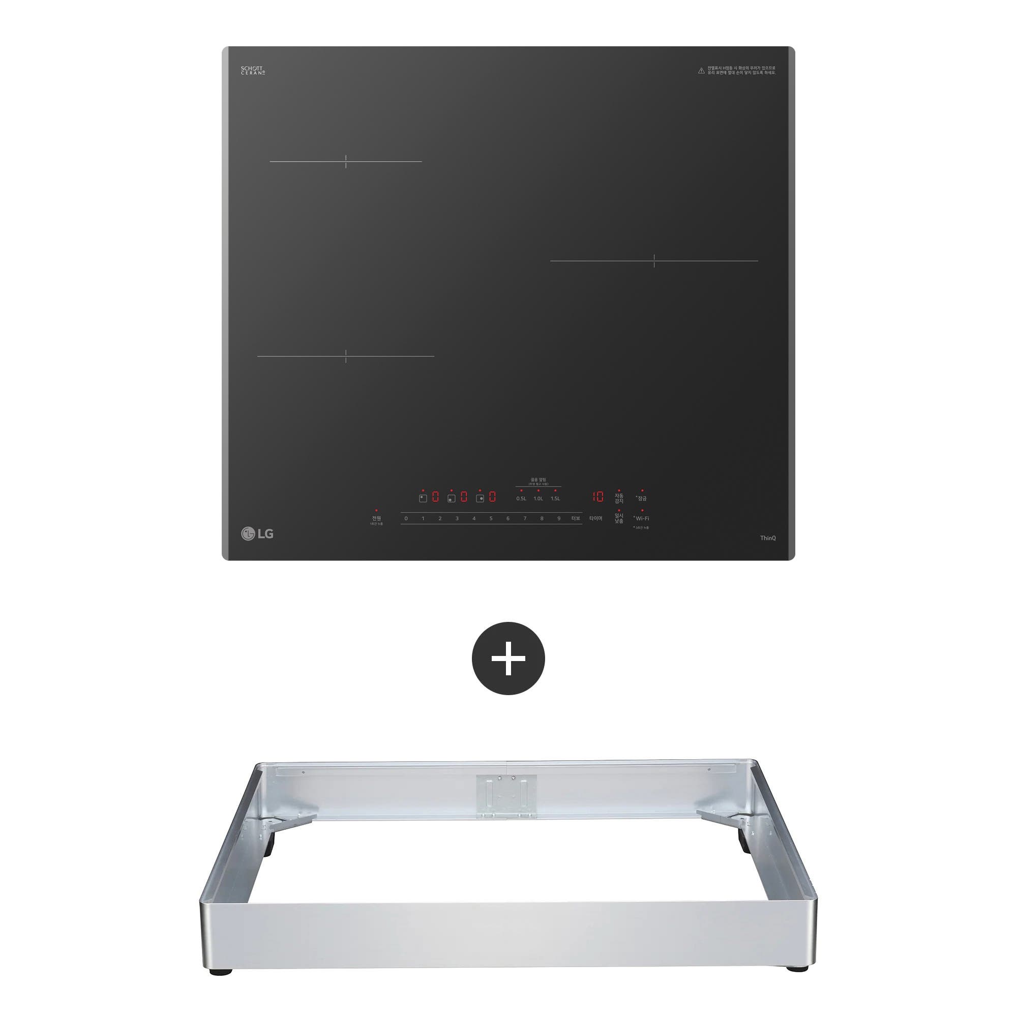 전기레인지 LG 디오스 인덕션 프리스탠딩 (8.5cm 케이스) (BEI3ASB2OEC.AKOR) 줌이미지 1