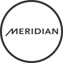 원 안에 MERIDIAN 텍스트가 포함되어 있습니다