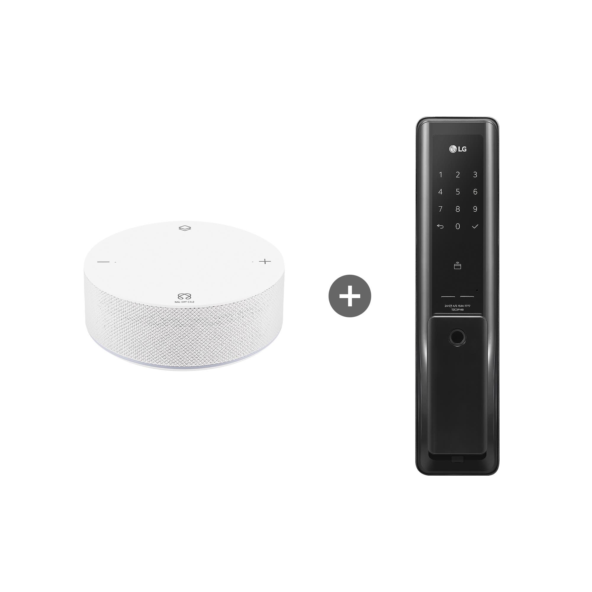 AI Home 제품 LG ThinQ ON AI + LG 스마트 도어락 (HMWTZCD.AKORI) 줌이미지 1