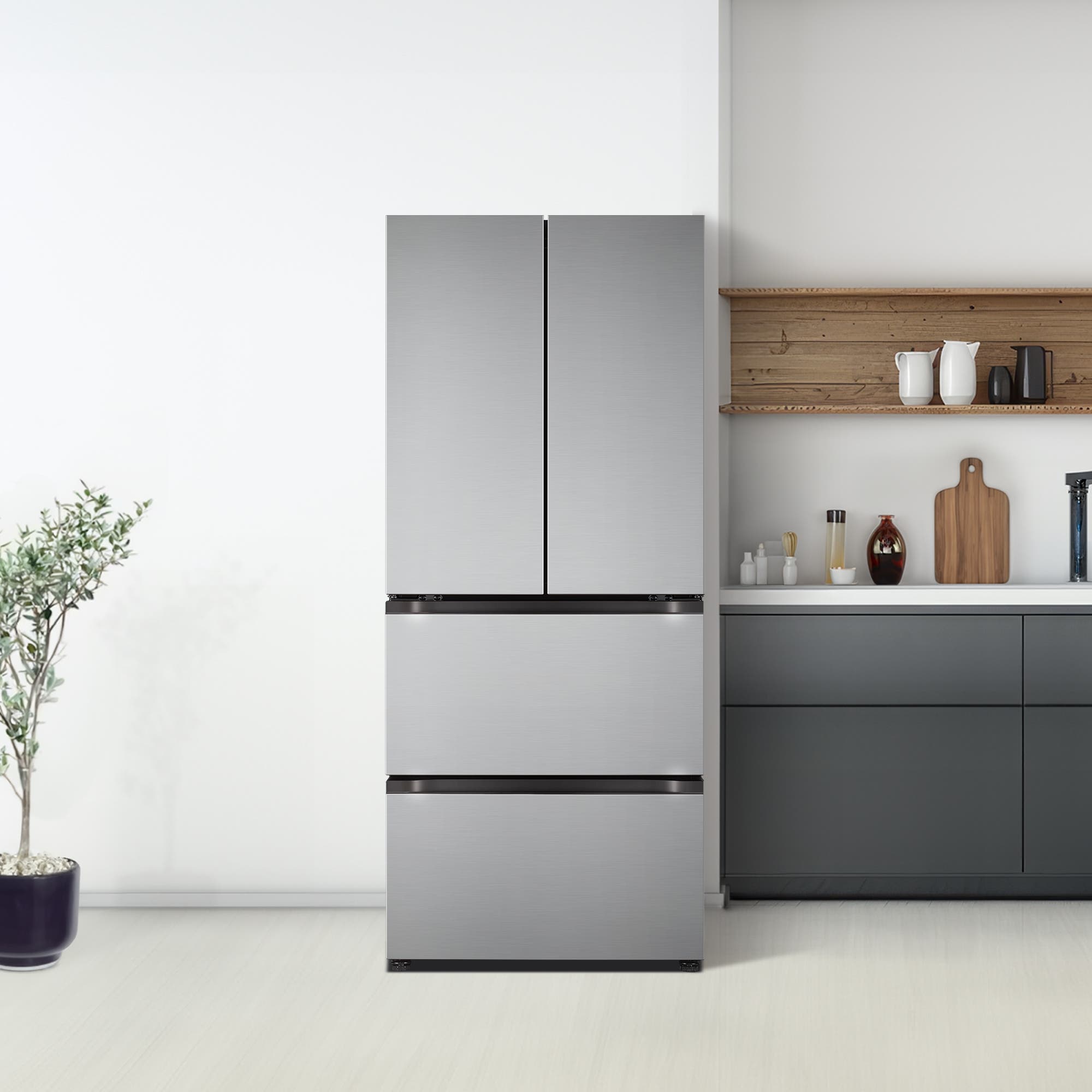 김치냉장고 LG 디오스 오브제컬렉션 김치톡톡 (Z408MPSF13.AKOR) 줌이미지 1