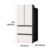 김치냉장고 LG 디오스 AI 오브제컬렉션 김치톡톡 (Z495GBB271.AKOR) 썸네일이미지 3