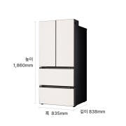 김치냉장고 LG 디오스 AI 오브제컬렉션 김치톡톡 (Z495GBB261.AKOR) 썸네일이미지 3