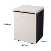 김치냉장고 LG 디오스 오브제컬렉션 김치톡톡 (Z135MEE123.AKOR) 썸네일이미지 3