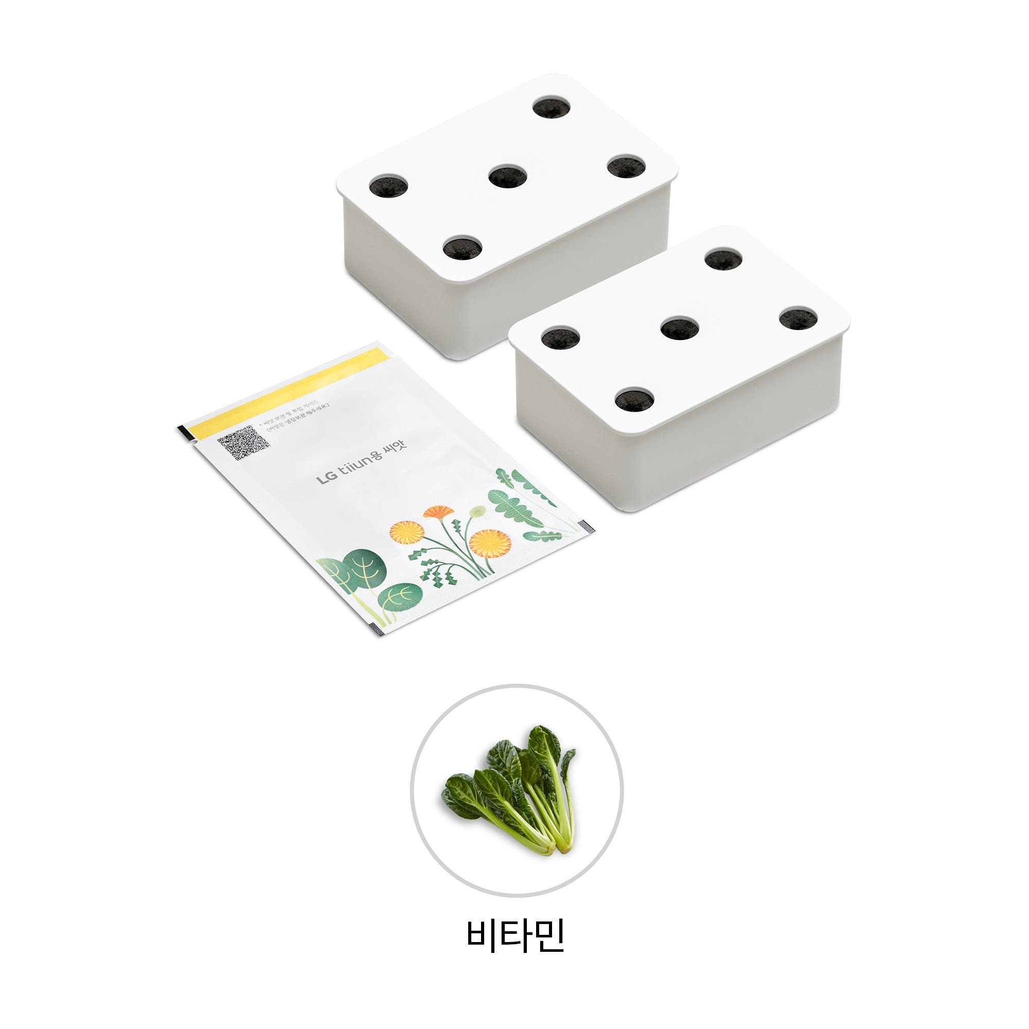 식물생활가전 LG 틔운용 비타민 씨앗키트 패키지 (전제품용) (LPM42.AKOR) 줌이미지 1
