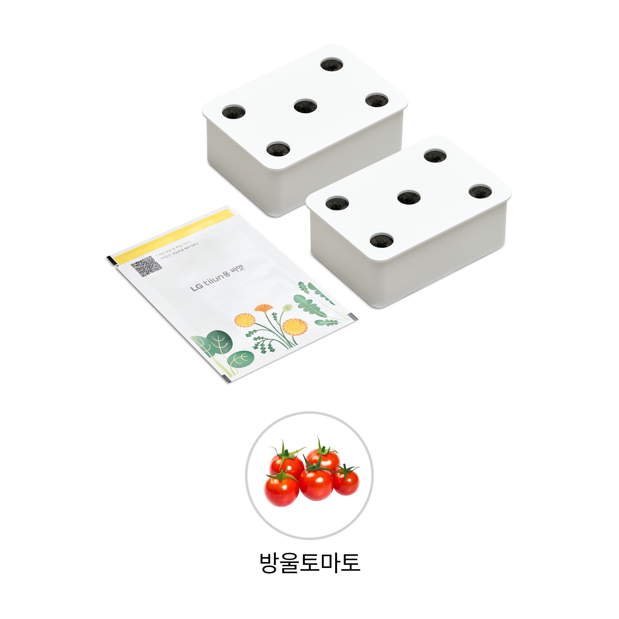 식물생활가전 LG 틔운용 방울토마토 씨앗키트 패키지 (미니용) (LPM60.AKOR) 줌이미지 1