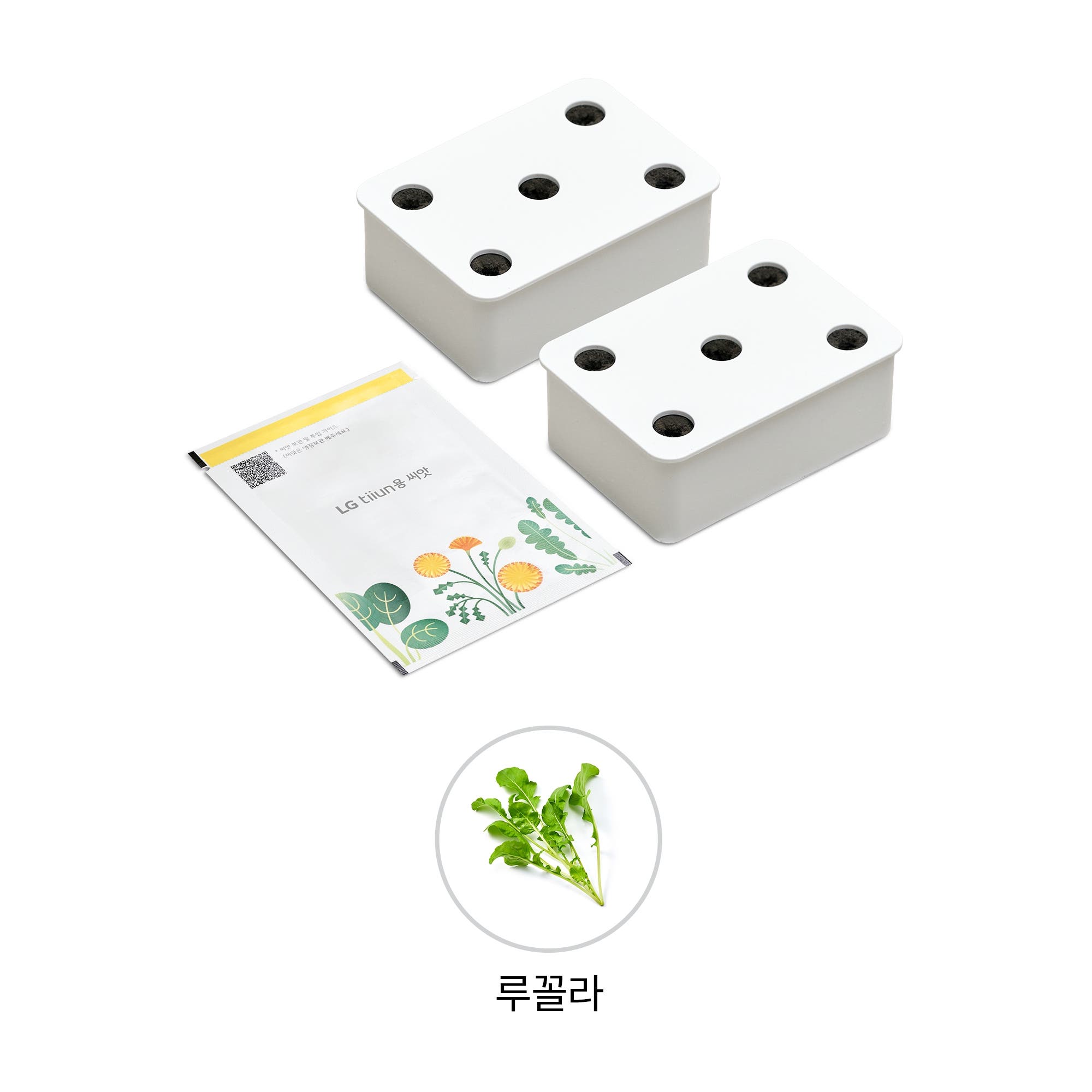 식물생활가전 LG 틔운용 루꼴라 씨앗키트 패키지 (오브제컬렉션용) (LPM49.AKOR) 줌이미지 1