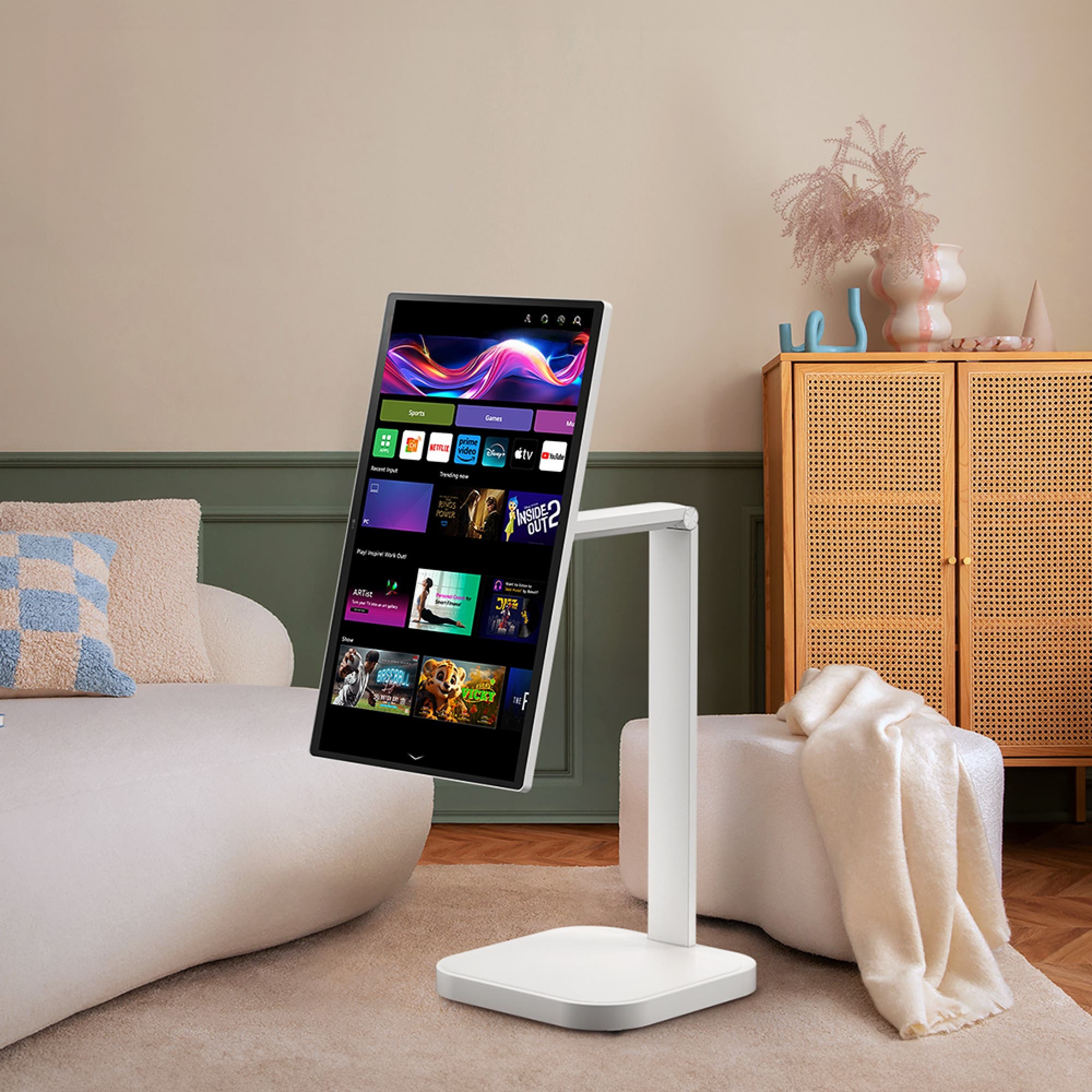 모니터 LG 스마트모니터 스윙 (32U889SAW.BKR) 줌이미지 1