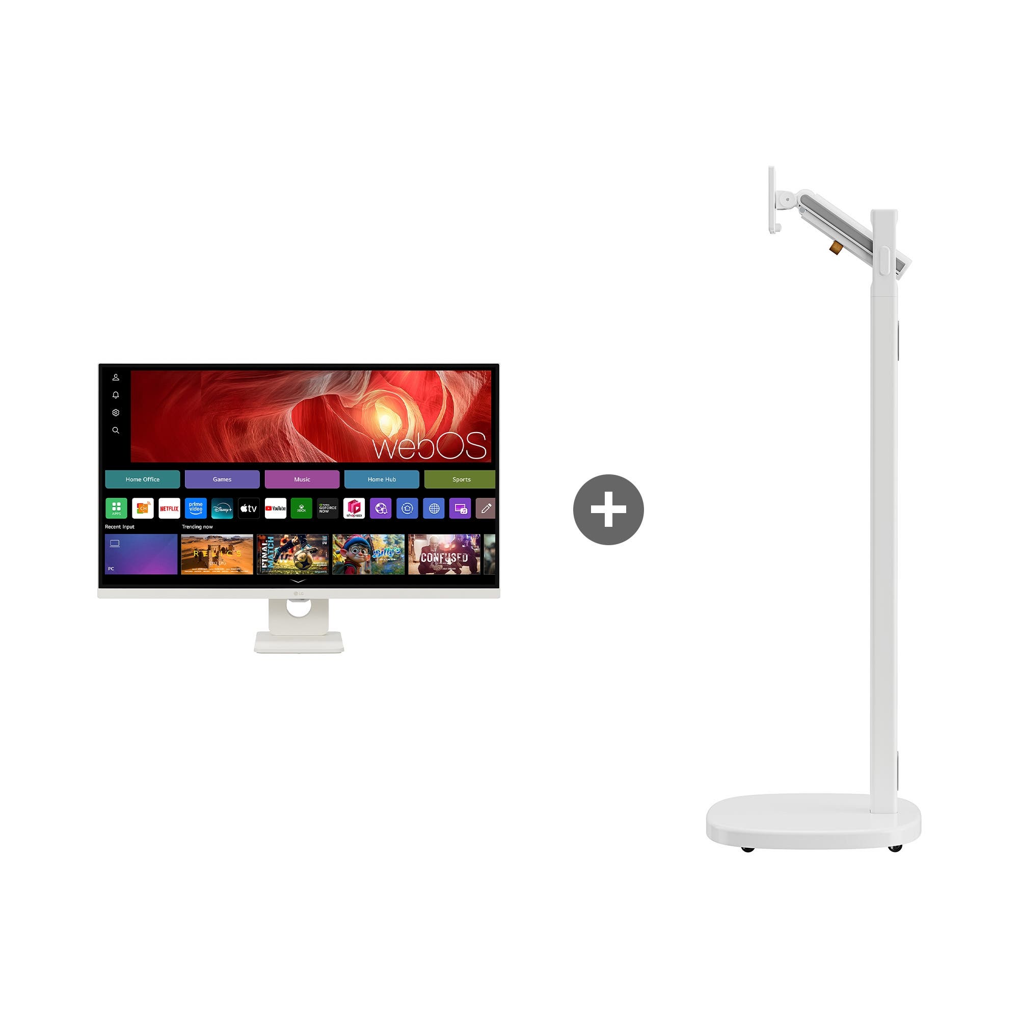 모니터 LG 스마트모니터 스윙 AI 라이트 (32U731SAW.STD1) 줌이미지 1