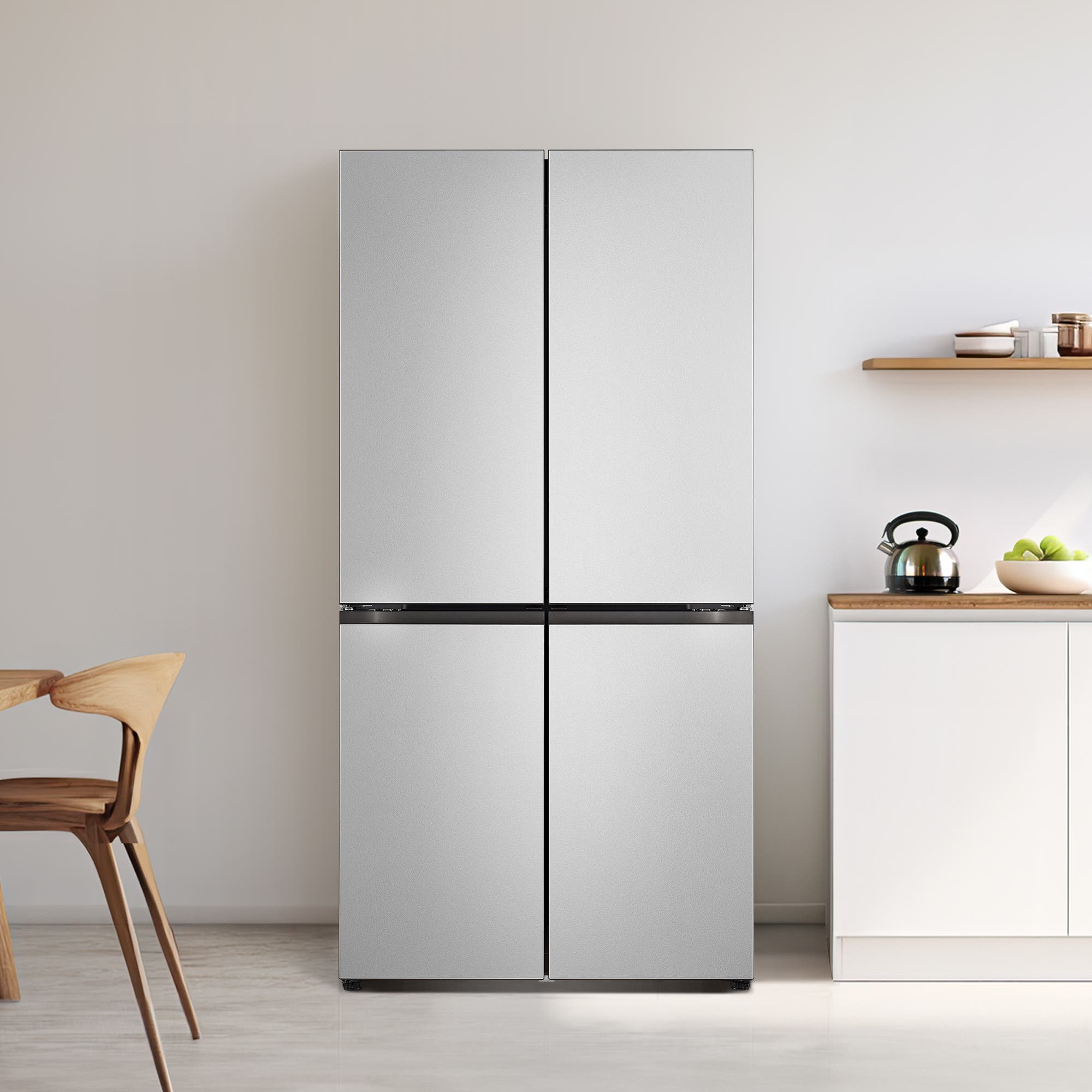 냉장고 LG 디오스 오브제컬렉션 STEM 베이직 냉장고 (더블매직스페이스) (M875SVV282S.AKOR) 줌이미지 1