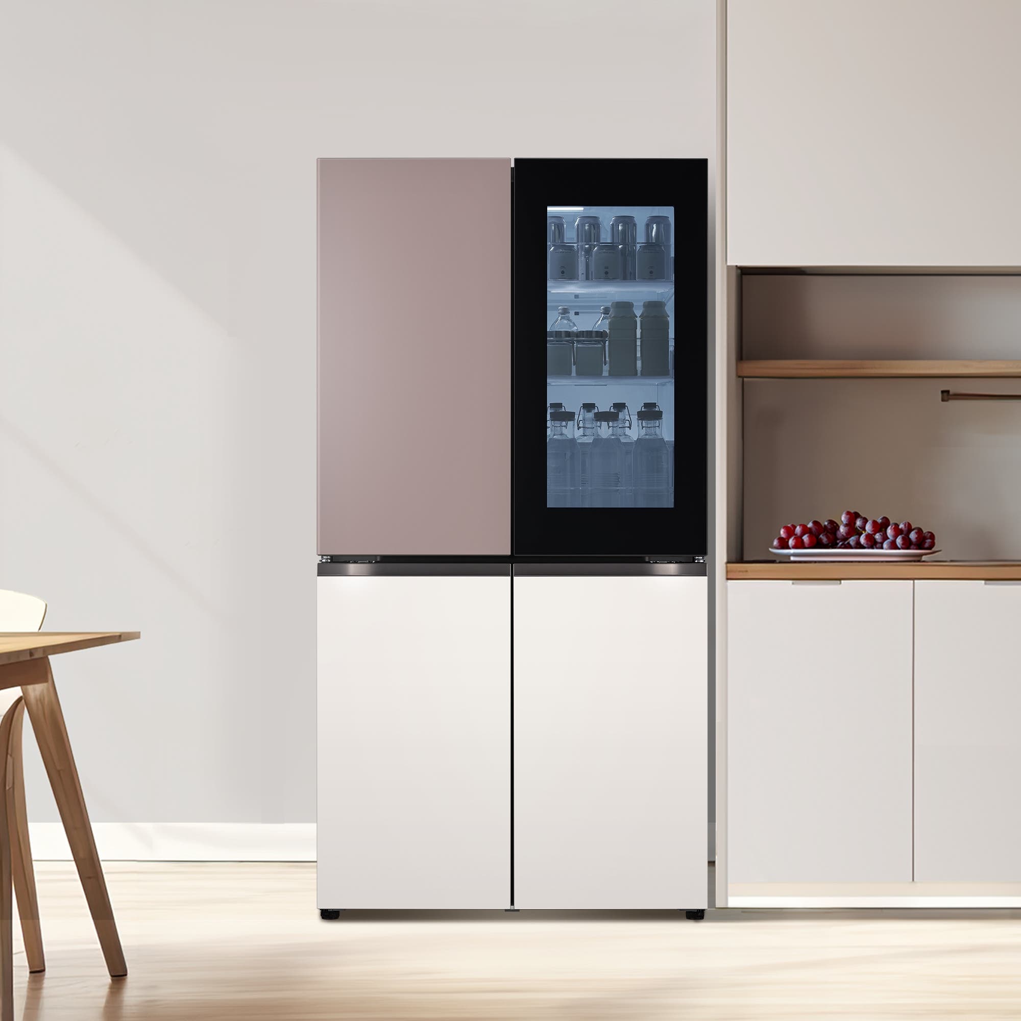 냉장고 LG 디오스 오브제컬렉션 노크온 냉장고 (T875MKE312.CKOR) 줌이미지 1
