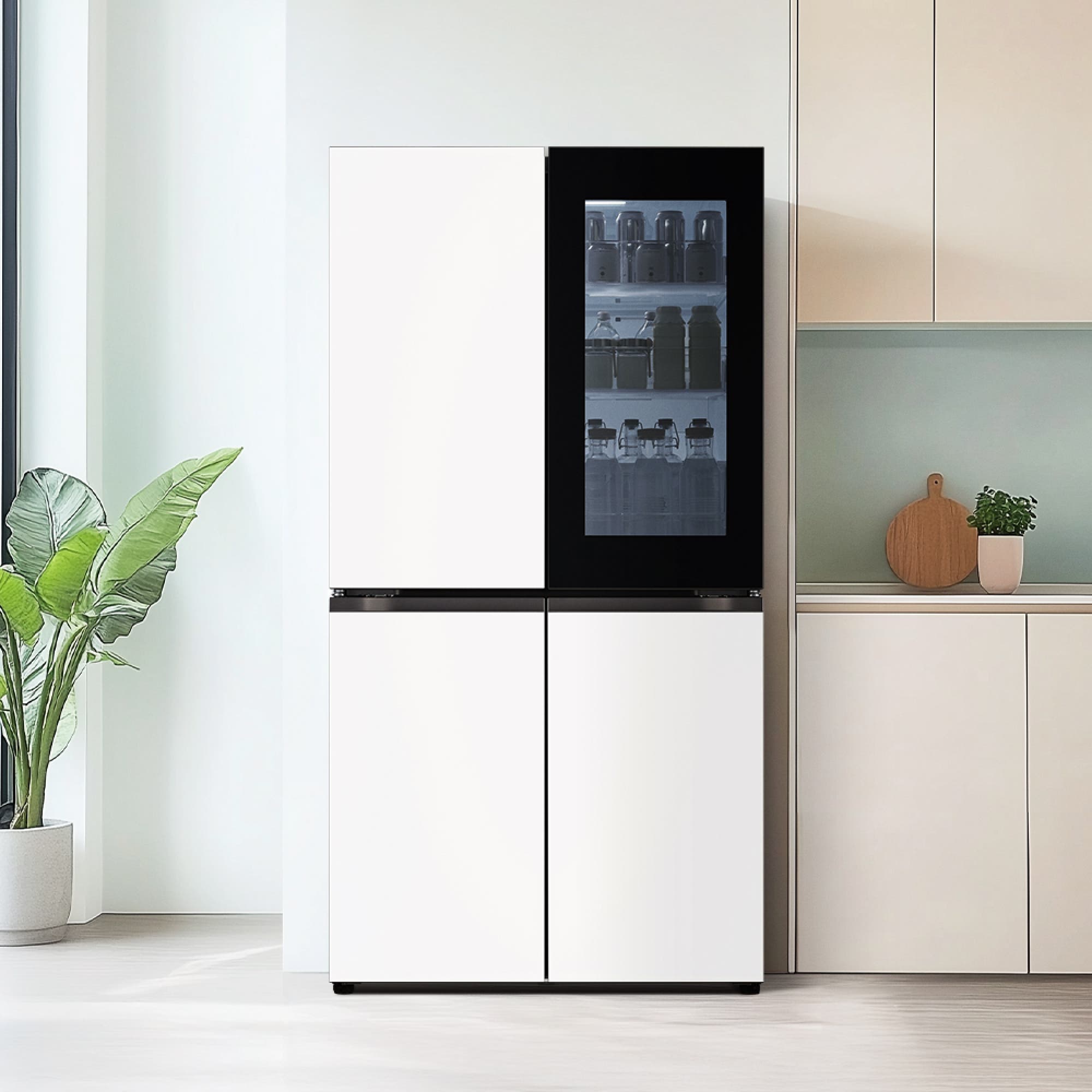 냉장고 LG 디오스 오브제컬렉션 냉장고 (노크온) (T875MHH312.CKOR) 줌이미지 1