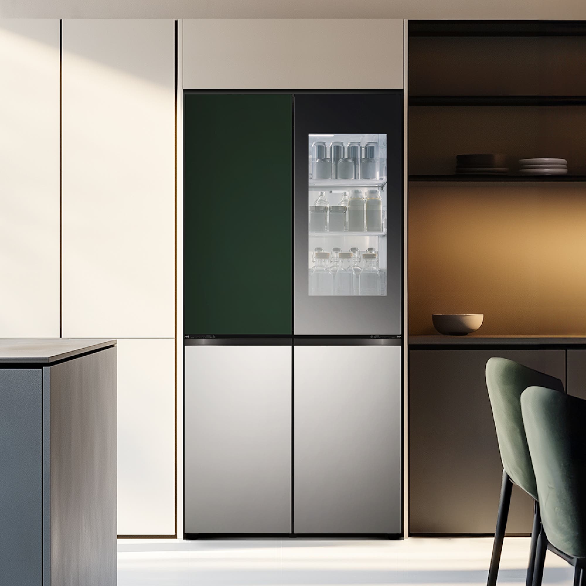 냉장고 LG 디오스 오브제컬렉션 STEM 베이직 냉장고 Fit & Max (노크온) (M626SGS352S.AKOR) 줌이미지 1