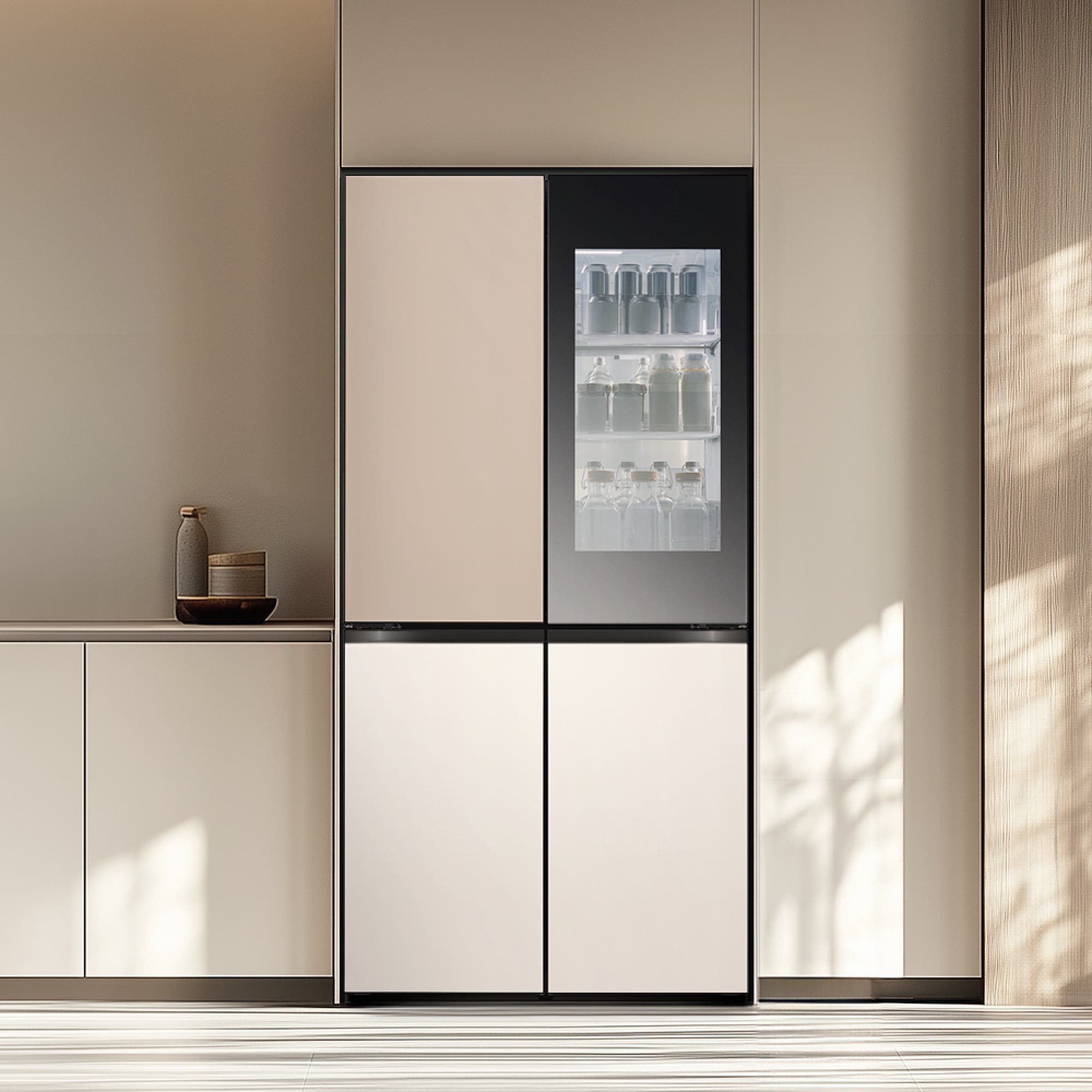 냉장고 LG 디오스 오브제컬렉션 STEM 베이직 냉장고 Fit & Max (노크온) (M626GCB352S.AKOR) 줌이미지 1