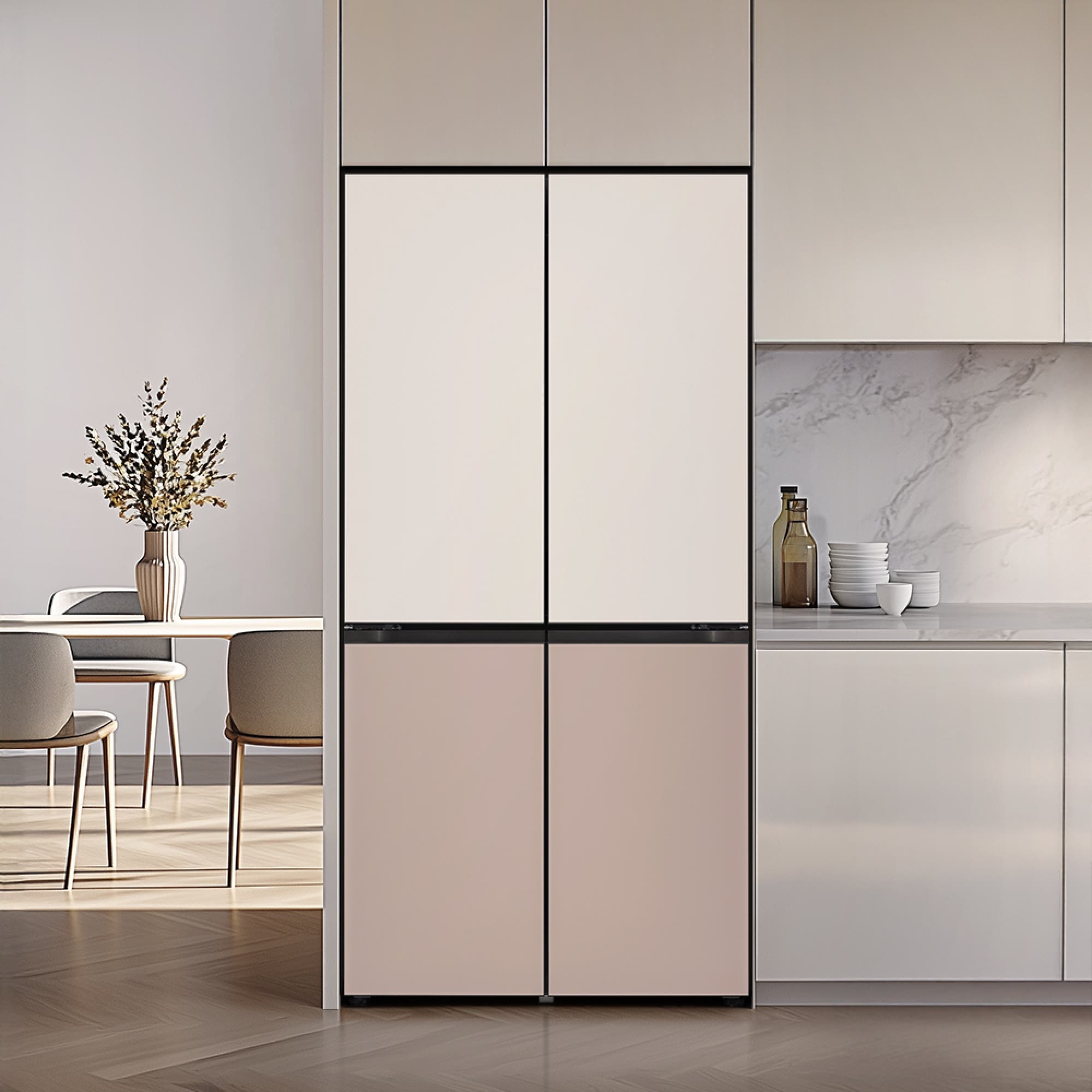 냉장고 LG 디오스 오브제컬렉션 STEM 베이직 냉장고 Fit & Max (M626GGA052S.AKOR) 줌이미지 1