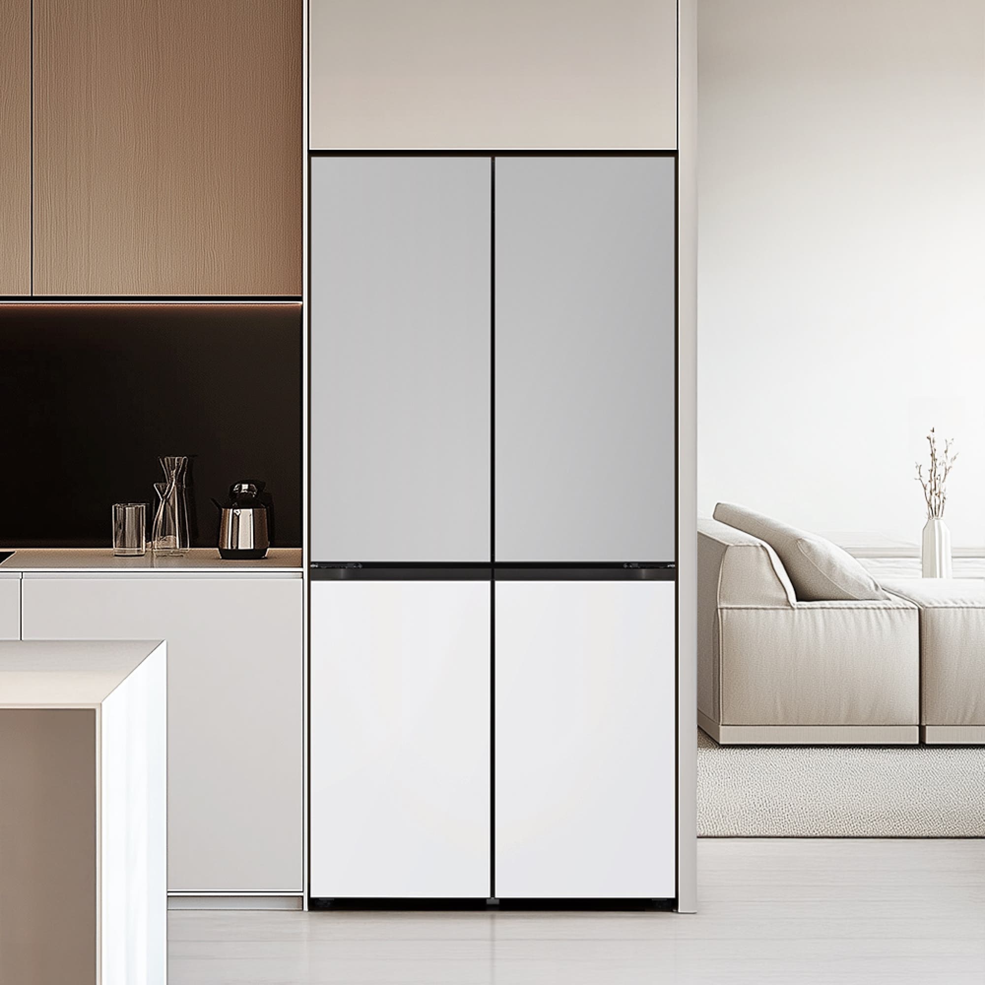 냉장고 LG 디오스 오브제컬렉션 STEM 베이직 냉장고 Fit & Max (M626MRQ052S.AKOR) 줌이미지 1