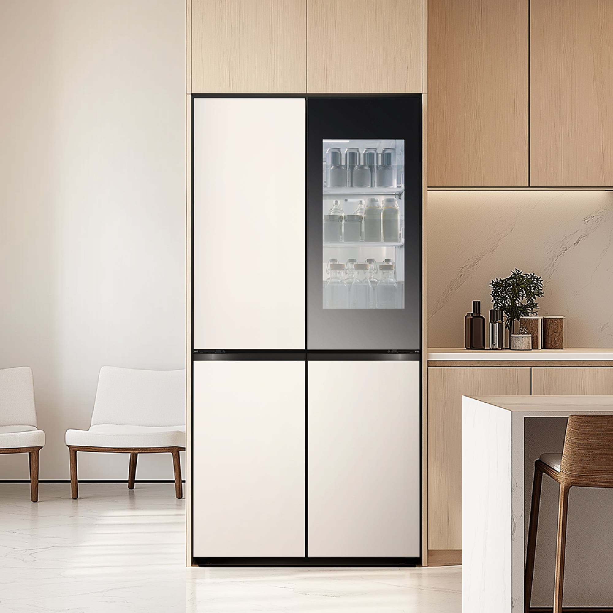 냉장고 LG 디오스 오브제컬렉션 냉장고 Fit & Max (노크온) (M626GBB332S.AKOR) 줌이미지 1