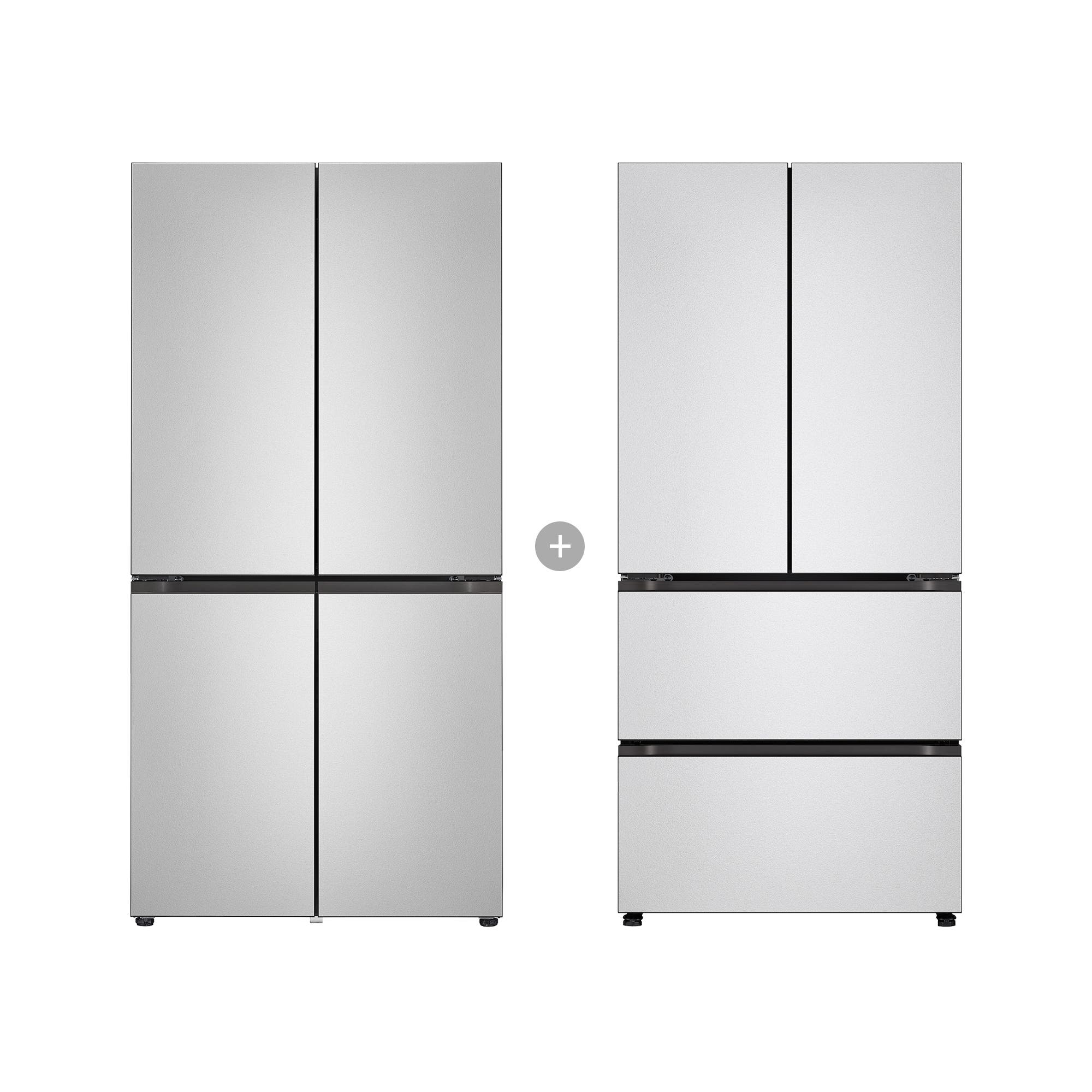 김치냉장고 LG 디오스 오브제컬렉션 STEM 베이직 냉장고 Fit & Max + LG 디오스 오브제컬렉션 김치톡톡 Fit & Max (R1081SVV057.AKOR) 줌이미지 1