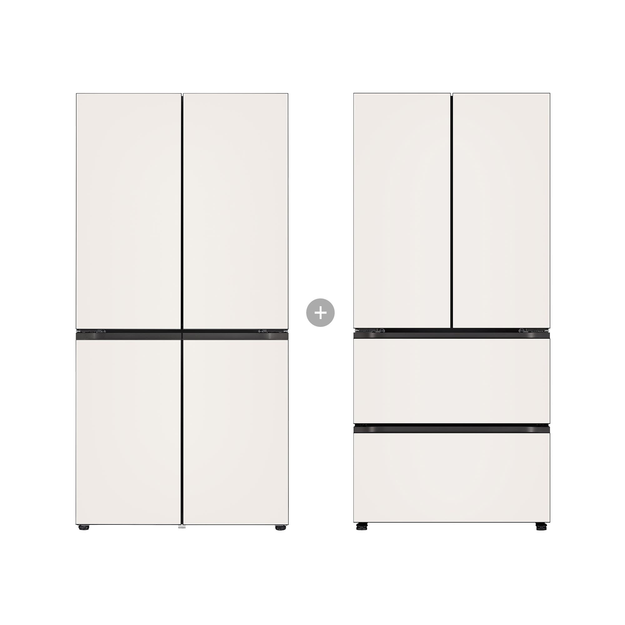 냉장고 LG 디오스 오브제컬렉션 냉장고 Fit & Max + LG 디오스 오브제컬렉션 김치톡톡(본체) (R1093GBB035.AKOR) 줌이미지 1