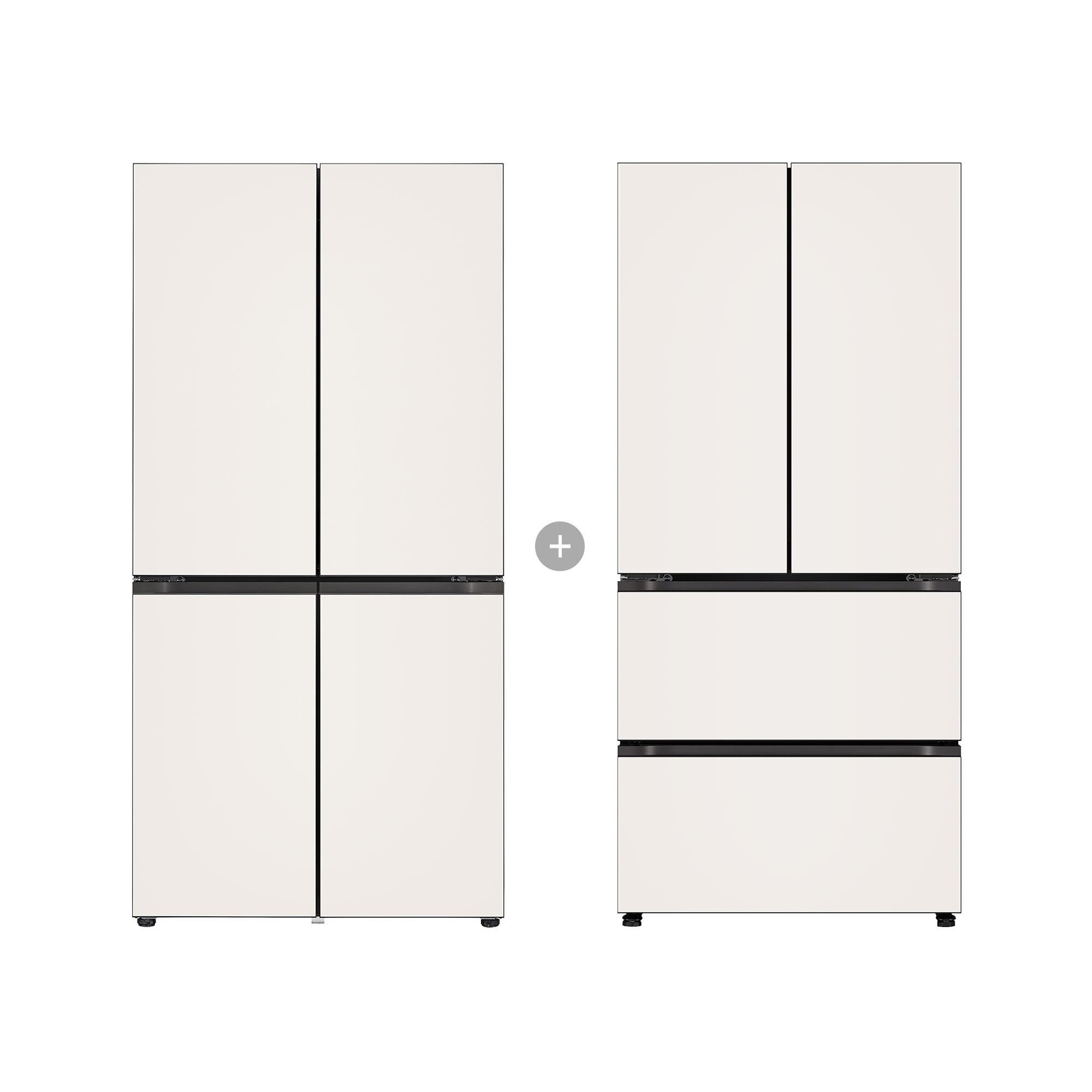 냉장고 LG 디오스 오브제컬렉션 냉장고 Fit & Max + LG 디오스 오브제컬렉션 김치톡톡 Fit & Max (R1093GBB037.AKOR) 줌이미지 1