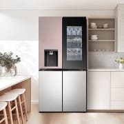 냉장고 LG 디오스 AI 오브제컬렉션 STEM 얼음정수 냉장고 (노크온 매직스페이스) (W826SKV482S.AKOR) 썸네일이미지 1