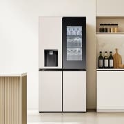 냉장고 LG 디오스 AI 오브제컬렉션 STEM 얼음정수 냉장고 (노크온 매직스페이스) (W826GGG482S.AKOR) 썸네일이미지 1