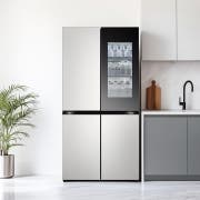 냉장고 LG 디오스 AI 오브제컬렉션 STEM 베이직 냉장고 (노크온 더블매직스페이스) (M876SVV582S.AKOR) 썸네일이미지 1