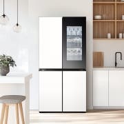 냉장고 LG 디오스 AI 오브제컬렉션 STEM 베이직 냉장고 (노크온 더블매직스페이스) (M876GQQ582S.AKOR) 썸네일이미지 1