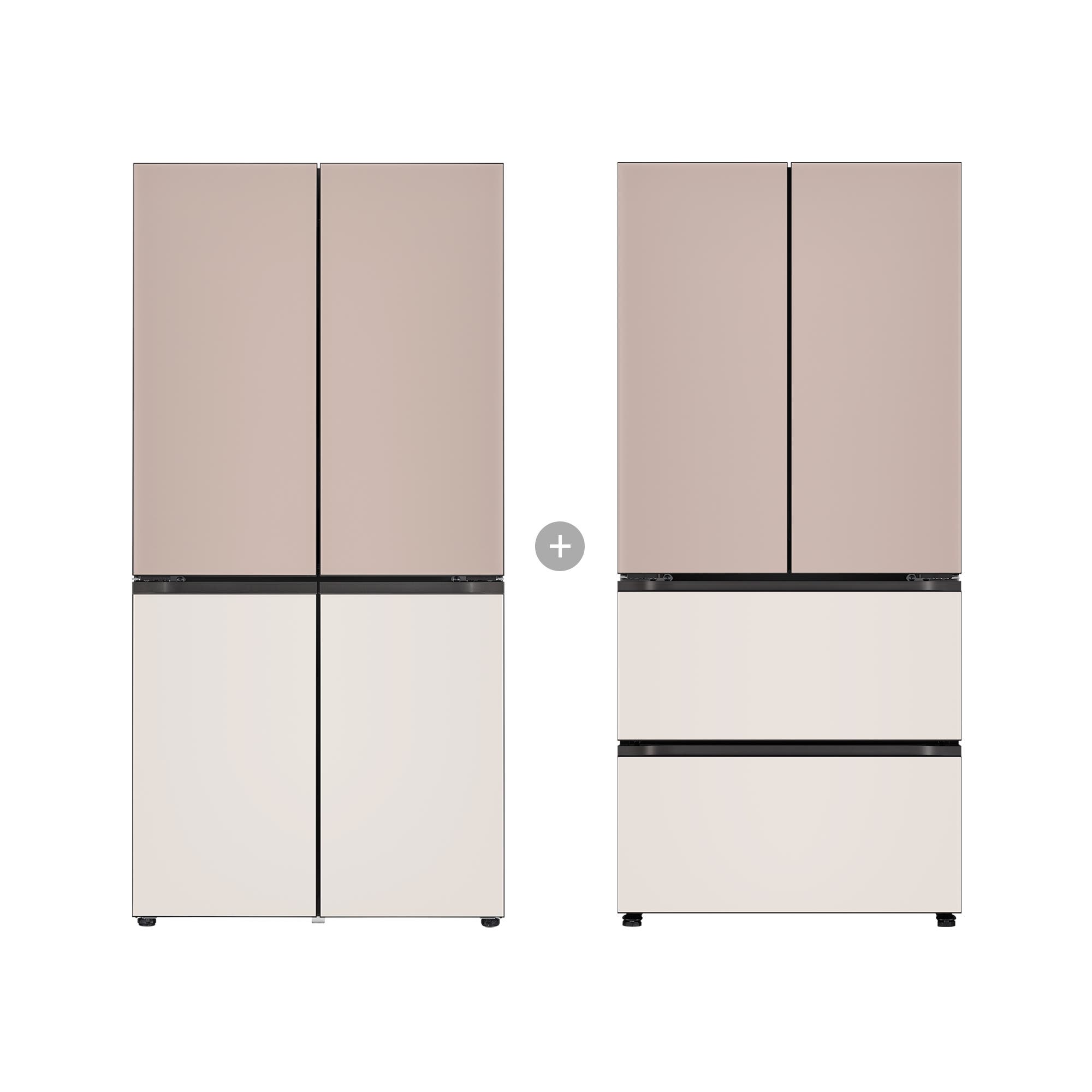 김치냉장고 LG 디오스 오브제컬렉션 냉장고 Fit & Max + LG 디오스 오브제컬렉션 김치톡톡 Fit & Max (R1093GAG037.AKOR) 줌이미지 1