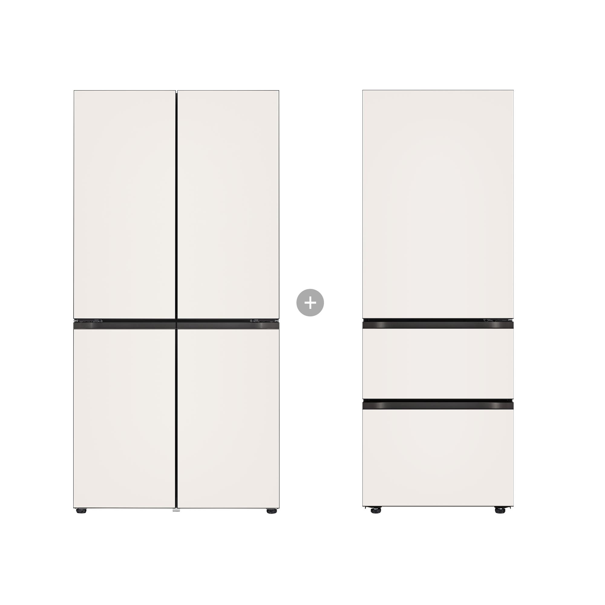 냉장고 LG 디오스 오브제컬렉션 냉장고 Fit & Max + LG 디오스 오브제컬렉션 김치톡톡 Fit & Max (R937GBB037.AKOR) 줌이미지 1