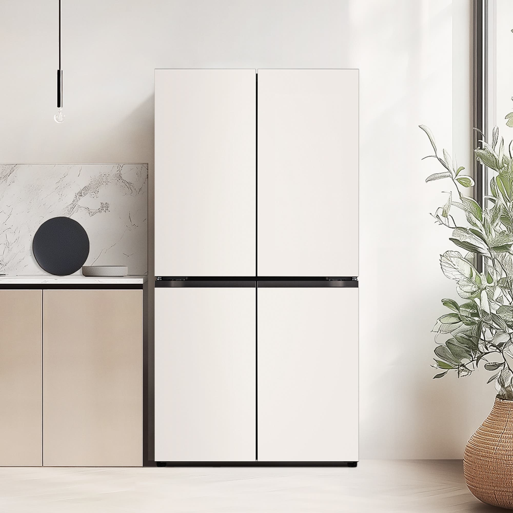 냉장고 LG 디오스 AI 오브제컬렉션 STEM 베이직 냉장고 (T875MEE041.CKOR) 줌이미지 1