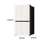 냉장고 LG 디오스 AI 오브제컬렉션 냉장고 (매직스페이스) (T876MEE1H1.CKOR) 썸네일이미지 3