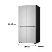 냉장고 LG 디오스 AI 오브제컬렉션 STEM 베이직 냉장고 Fit & Max (G646SVV091.AKOR) 썸네일이미지 3