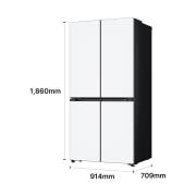 냉장고 LG 디오스 AI 오브제컬렉션 STEM 베이직 냉장고 Fit & Max (G646GQQ081.AKOR) 썸네일이미지 3