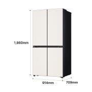 냉장고 LG 디오스 AI 오브제컬렉션 냉장고 Fit & Max (G646GBB031.AKOR) 썸네일이미지 3